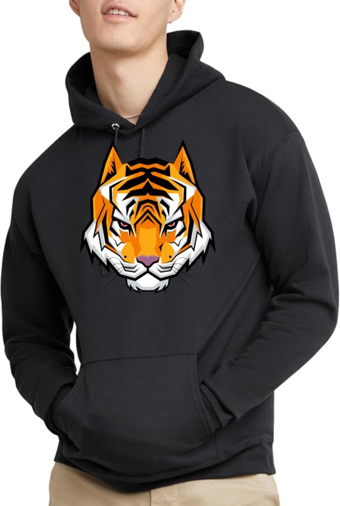 Hoodie wit tigar